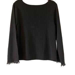 Ann Taylor LOFT Large scoop Sweater in black